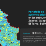 Portafolio de acciones priorizadas territorializado en las subcuencas de Zapocó, Guapomó y El Tarvo