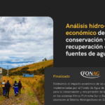 Análisis hidro-económico de las estrategias implementadas por el FONAG para la conservación y recuperación de fuentes de agua que abastecen a los sistemas filtros Pichincha Sur y Atacazo