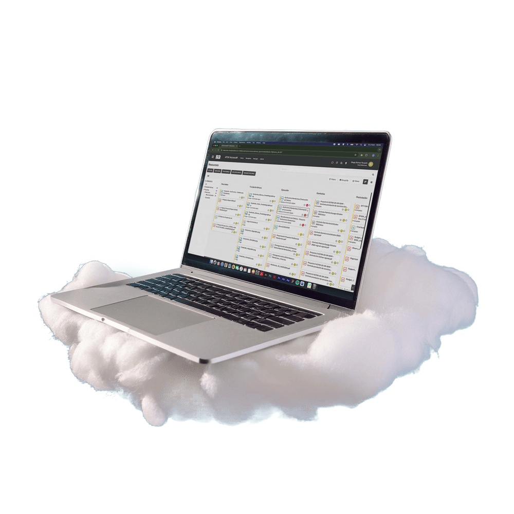 Imagen referencial de la plataforma ATUK Cloud®.