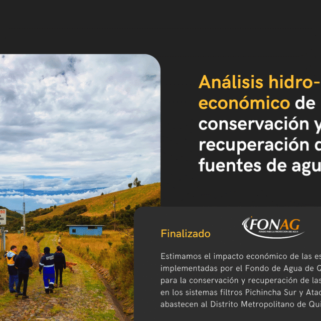 8 FONAG hidroeconomía