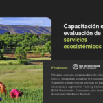 Desarrollo y facilitación de una serie de capacitaciones en evaluación de servicios ecosistémicos – Proceso de preentrenamiento