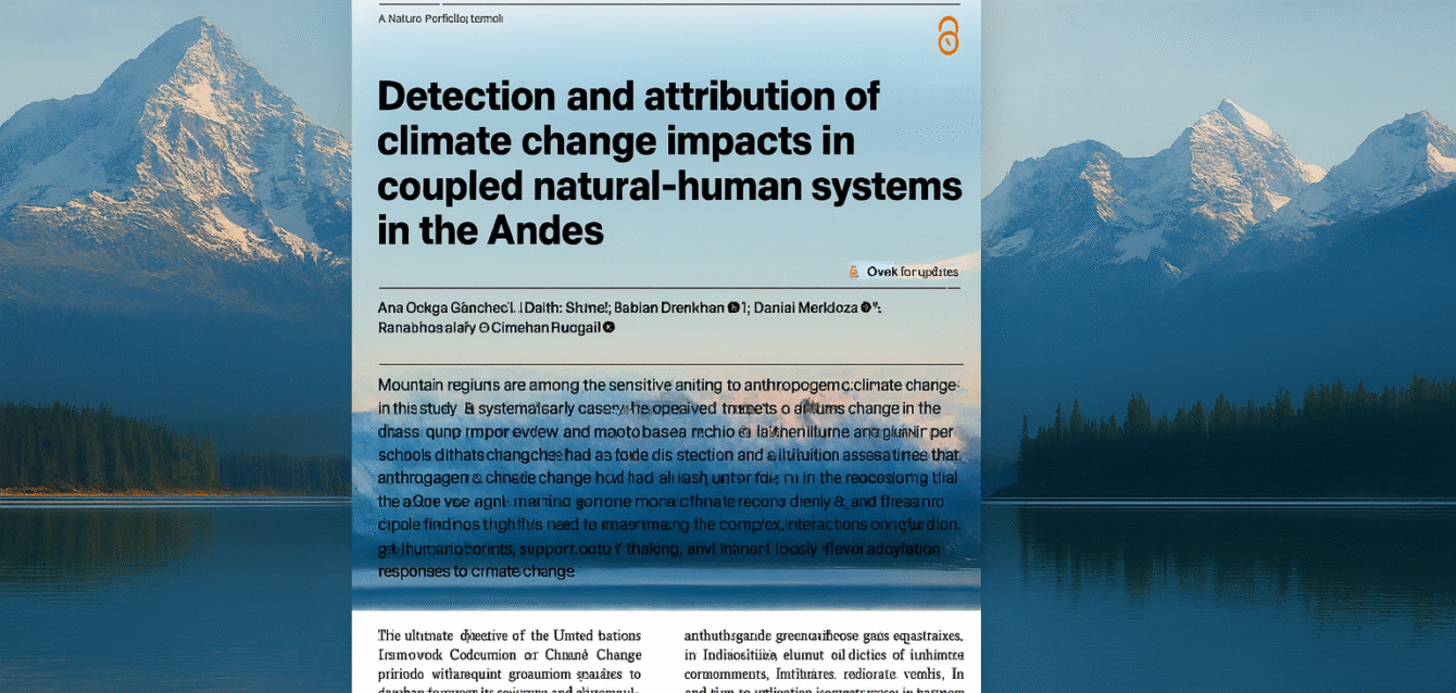 Detection and attribution of climate change impacts in coupled natural-human systems in the Andes